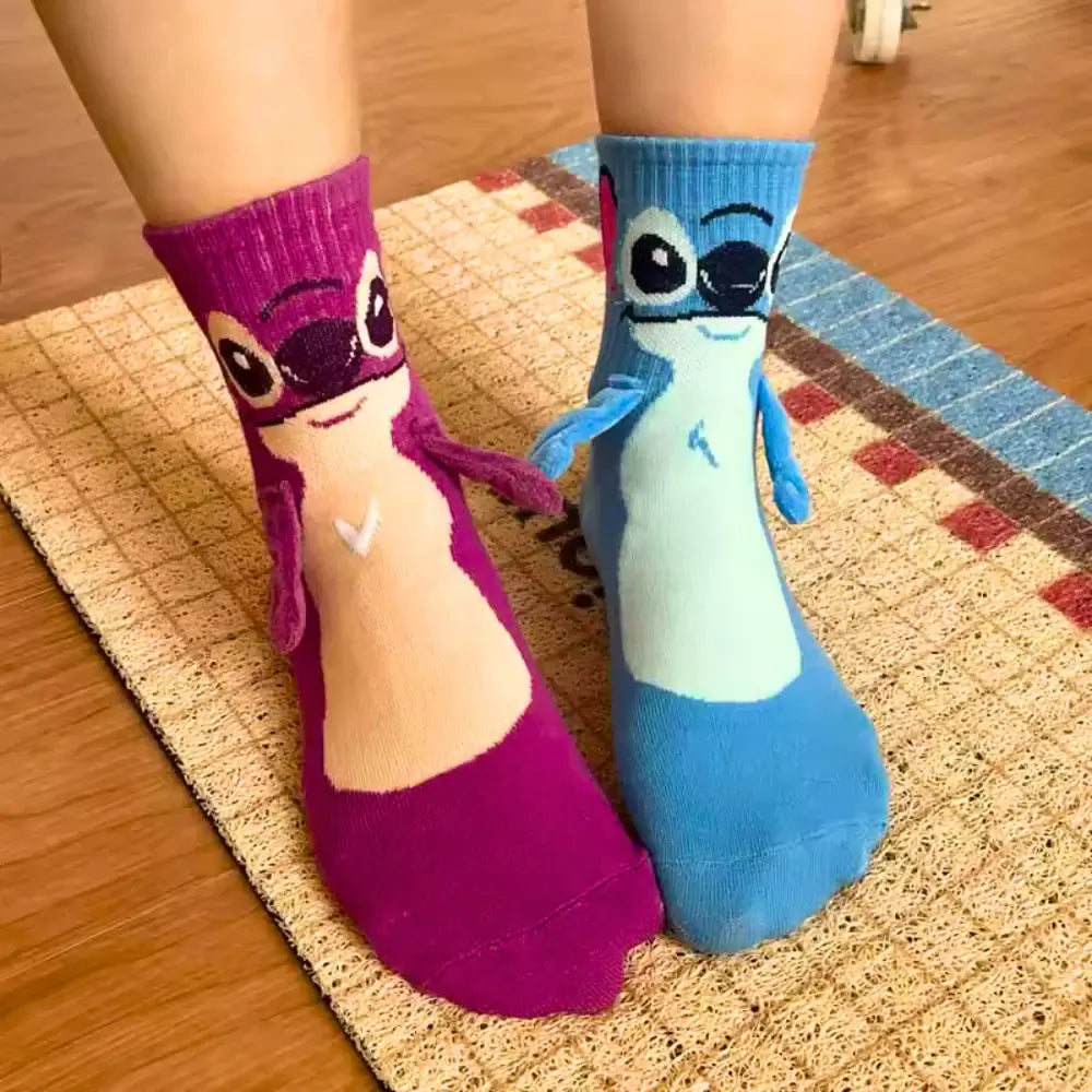 Funny socks with magnet