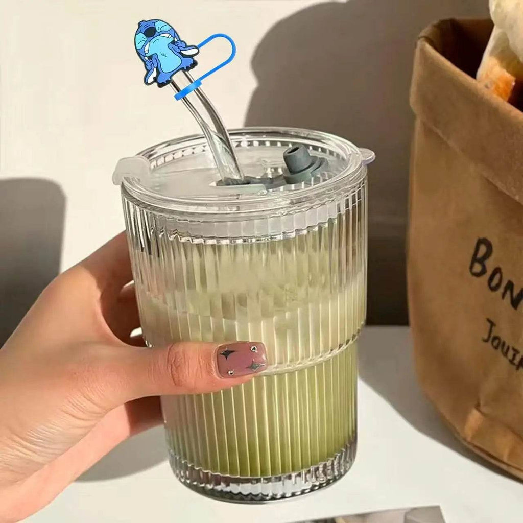 Cartoon Straw Toppers - Reusable Straw Covers with Fun Designs