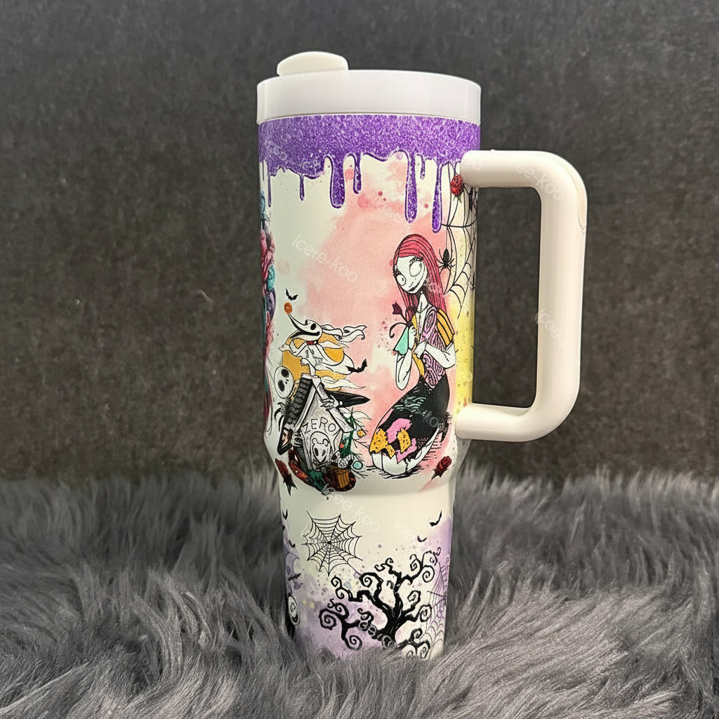 Spooky Romance 40oz Insulated Tumbler - Limited Edition Halloween Collection