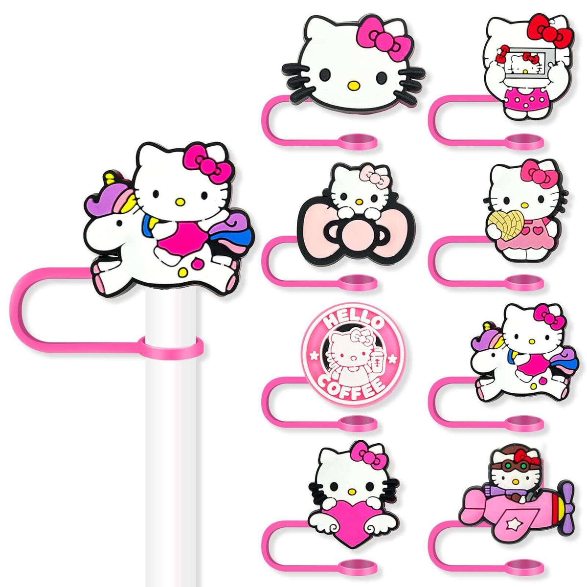 Pink Cartoon Paradise Suction Pipe Sleeve